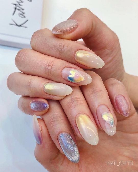 nail dantt Ethereal Opal Romance