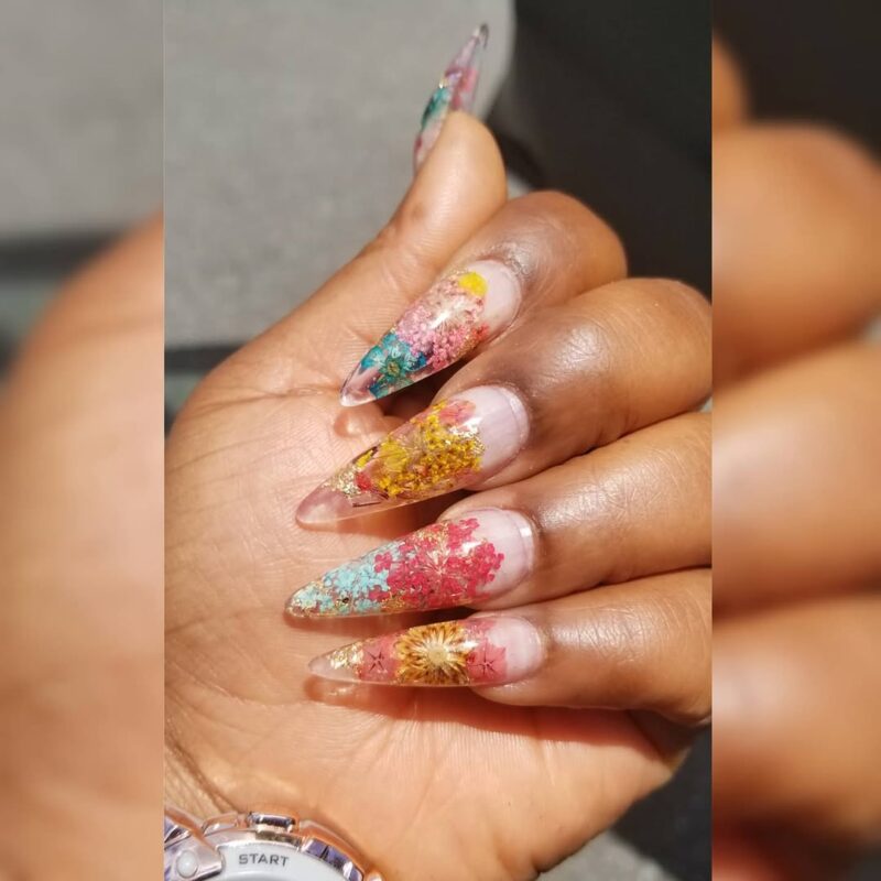 25 Adorable Mother's Day Nail Art Designs to Celebrate Motherhood 25 Eternal Floral Memory