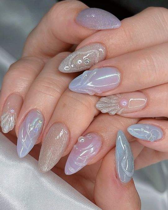 40 Beachy Nail Ideas for Every Style and Occasion 39 Summer Art Explosion