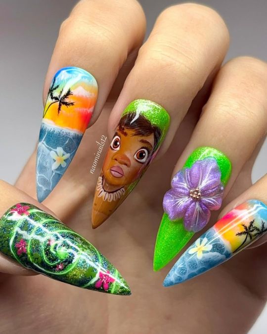 40 Beachy Nail Ideas for Every Style and Occasion 41 Island Spirit Nails