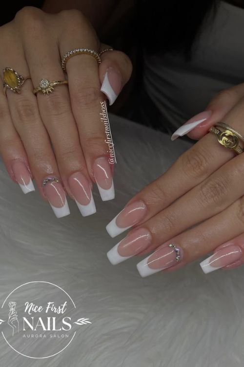 30 Stunning Graduation Nail Designs to Celebrate Your Big Day in 2025 7 Classic French Elegance